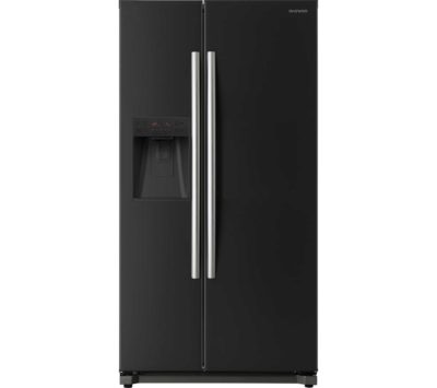DAEWOO DRQ29NPEB American-Style Fridge Freezer - Black DAEWOO DRQ29NPEB American-Style Fridge Freezer - Black